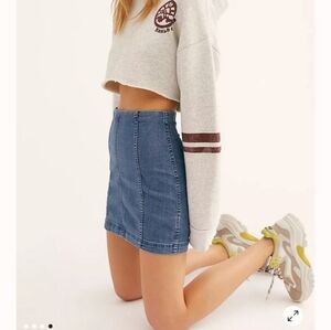 Free People Denim Mini
